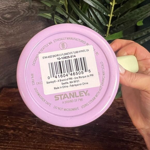 Stanley Halloween 40oz H2.0 Flowstate Quencher Tumbler in Hypnotic Green. NWT! - Picture 9 of 9